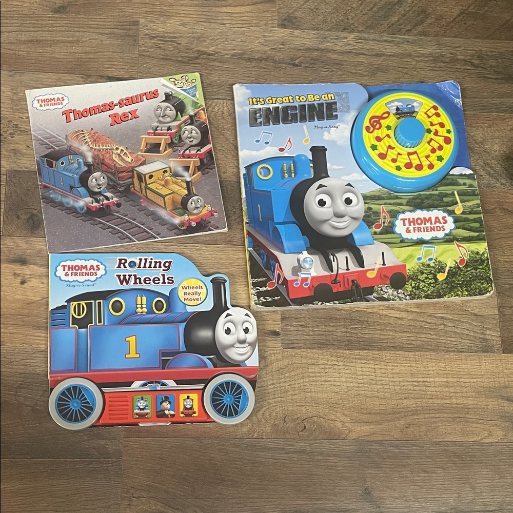 Thomas & Friends Blue Thomas the Tank Engine Kids Board Book Bundle